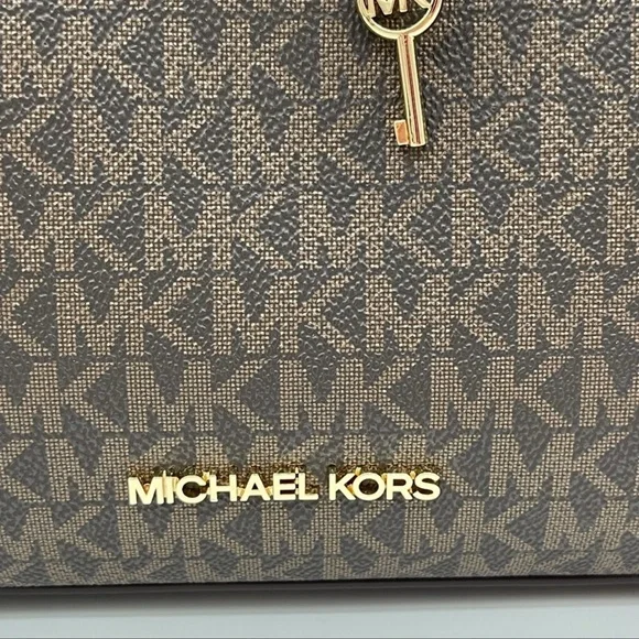 Michael Kors Medium Hamilton Satchel Bag Brown - Picture 4 of 13